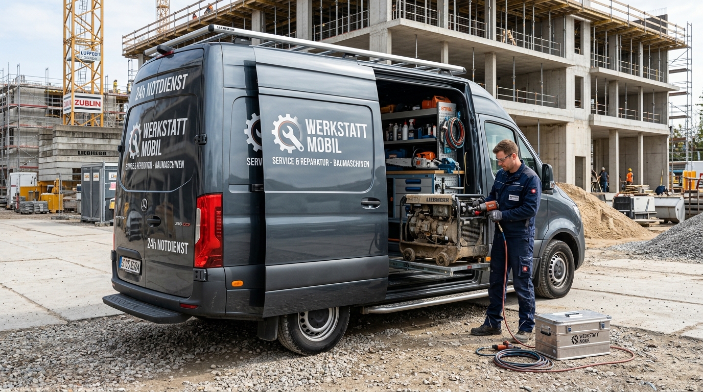 AVEMAK Our mobile workshop van comes directly to your jobsite.